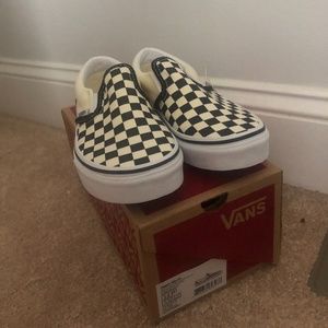 Vans Kids Black and White Checkered